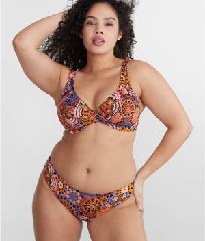 Santiago Nights High Apex Bikini Top: undefined