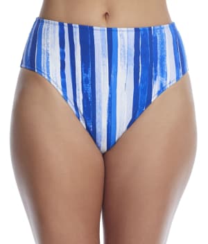 Bali Bay High-Waist Bikini Bottom: undefined