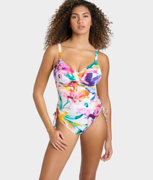 Iguazu Falls Twist Underwire One-Piece: undefined