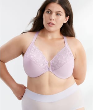 WonderWire Front-Close T-Back Bra: undefined