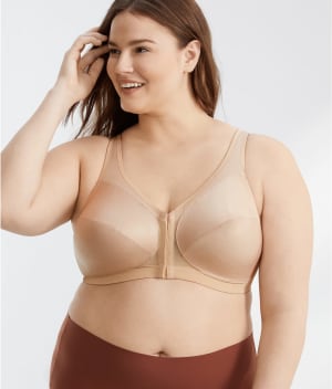 MagicLift Front-Close Posture Back Wire-Free Bra: undefined
