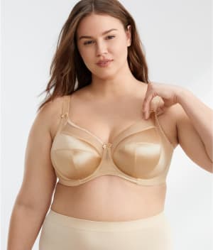 Keira Satin Side Support Bra: undefined