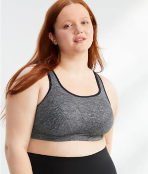 Mid-Impact Wire-Free Sports Bra: undefined