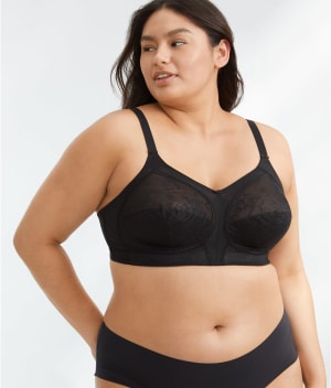Verity Lace Full Coverage Wire-Free Bra: undefined