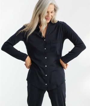 Pure Essence Knit Pajama Set: undefined