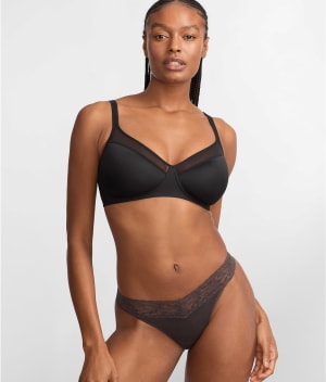 Supima Cotton Low Rise Thong: undefined