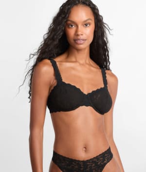 Signature Lace Balconette Bra: undefined
