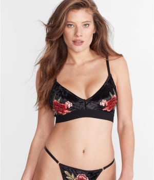 Triangle Appliqué Bralette: undefined