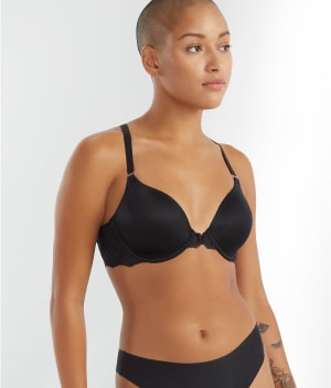 One Fab Fit Extra Coverage T-Back T-Shirt Bra: undefined
