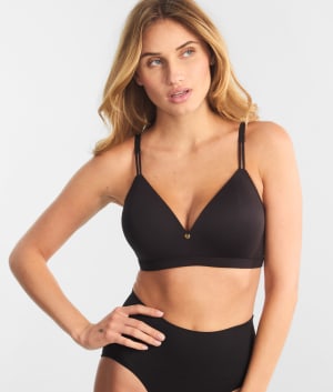 Luxe Essentials Wire-Free Bra: undefined