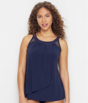 Illusionists Ursula Underwire Tankini Top: undefined