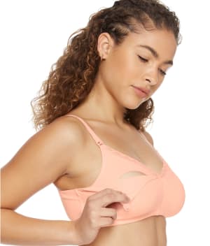 Bliss Cotton Wire-Free Nursing Bra: undefined