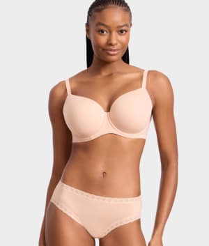 Narrow Lace Trim Bikini: undefined