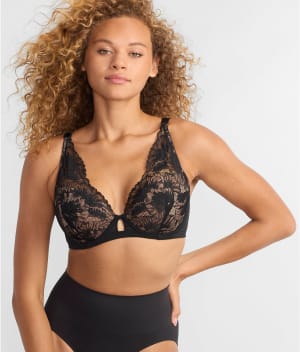 Calais Lace Plunge Bra: undefined