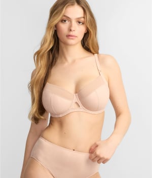 Snakeskin Side Support Bra: undefined