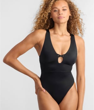 Femme Plunge One-Piece: undefined