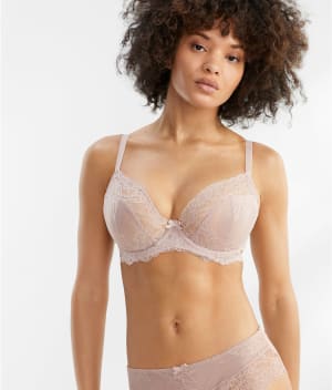 Ana Side Support Plunge Bra: undefined