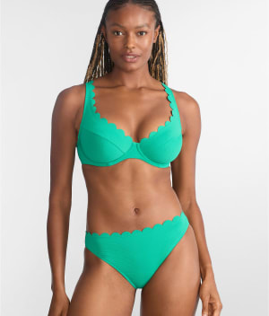 Spirit Lauren Underwire Plunge Bikini Top: undefined