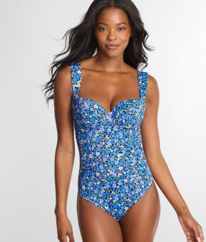 Posy Monica Underwire Balcony One Piece Swimsuit: undefined