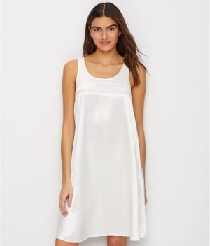 Lindsay Satin Nightgown: undefined