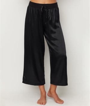 Jolie Satin Ankle Pants: undefined