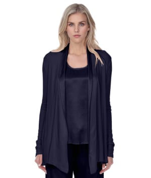 Shelby Knit Lounge Cardigan Wrap: undefined