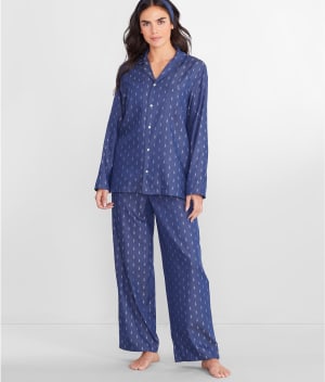 The Madison Woven Pajama Set: undefined