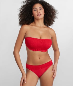 Free Spirit Frill Waist Bikini Bottom: undefined