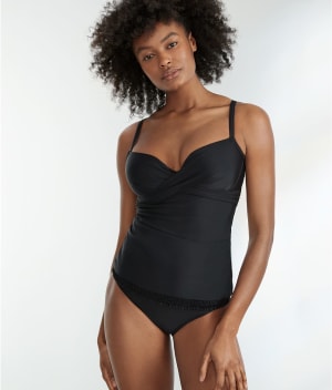 Free Spirit Underwire Tankini Top: undefined