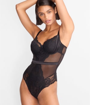 Fleur Half Bodysuit: undefined