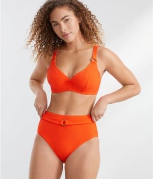 Cali High-Waist Control Bikini Bottom: undefined