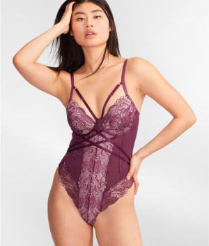 After Hours Cage Bodysuit: undefined