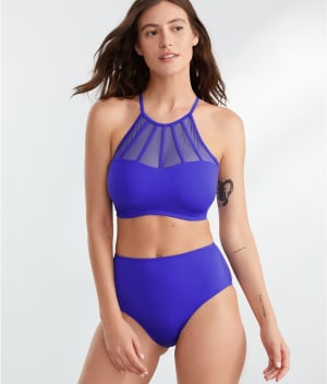 Space High Neck Bikini Top: undefined