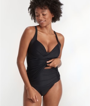 Space Tummy Control High-Waist Bikini Bottom: undefined