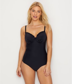 Splash Frill Underwire One-Piece: undefined