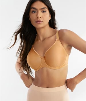 Seamless Satin Bra: undefined