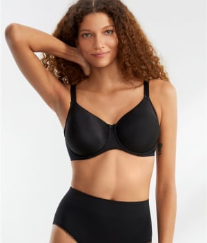 Seamless Satin Bra: undefined