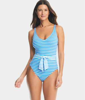 Smooth Operator Tie Belted One-Piece: undefined