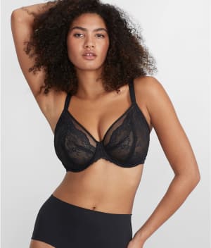 Everyday Essential Lace Unlined Demi Bra: undefined