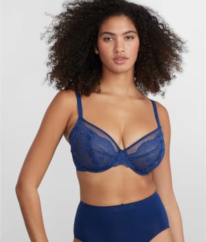 Everyday Essential Lace Unlined Demi Bra: undefined