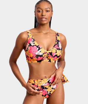 Sash Fold-Over Bikini Bottom: undefined