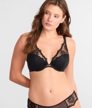 Intrigue Plunge Push-Up Bra: undefined