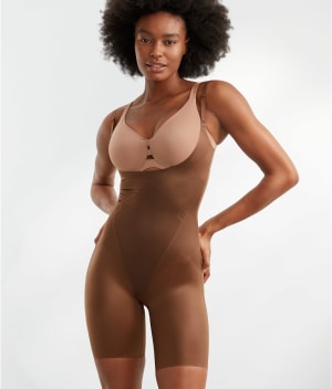 Thinstincts 2.0 Firm Control Open-Bust Bodysuit: undefined