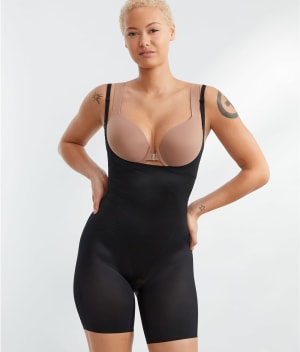 Thinstincts 2.0 Firm Control Open-Bust Bodysuit: undefined