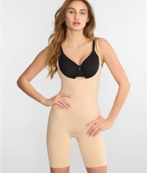 Everyday Open Bust Thigh Shaper: undefined