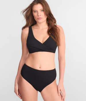 Pacifica Astrid High-Waist Bikini Bottom: undefined