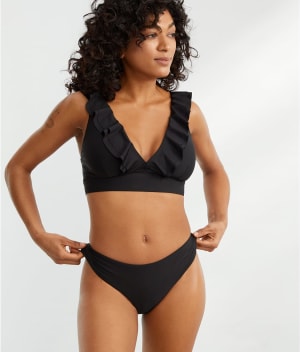 Willa Ruffle Wire-Free Bikini Top: undefined
