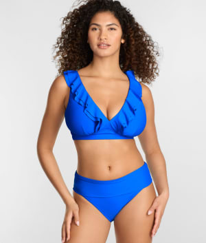 Willa Ruffle Wire-Free Bikini Top: undefined