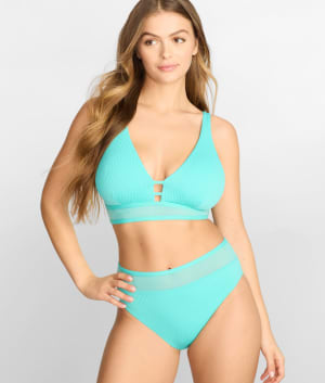 Printed Danica Bikini Top: undefined