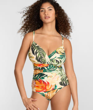 Printed Simone Tankini Top: undefined
